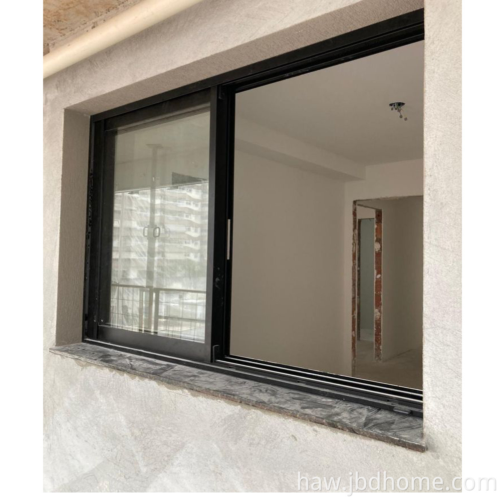 132 SUBER 1.6MM 1.6MM i ka puka aniani alumohi 132 series 1.6mm thick aluminum alloy sliding window